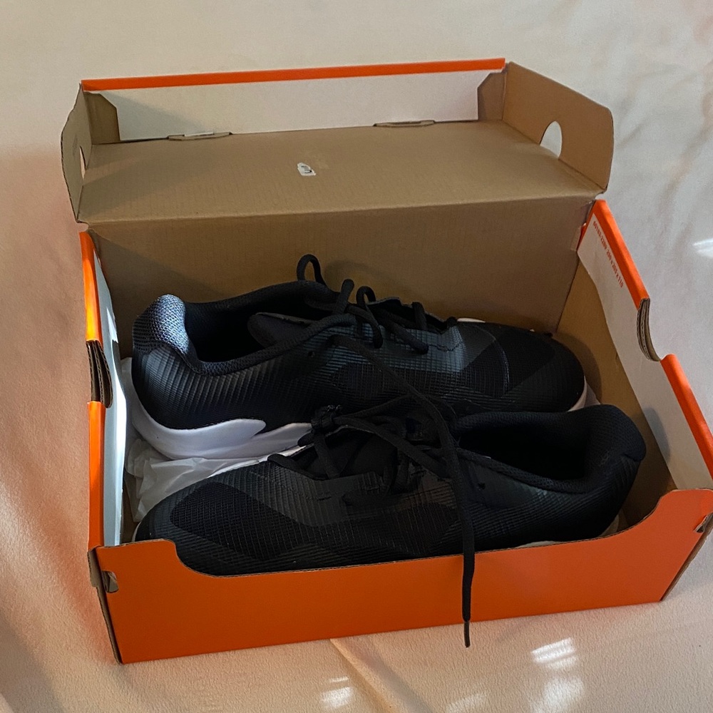 Nike Black and White Kids Sneakers